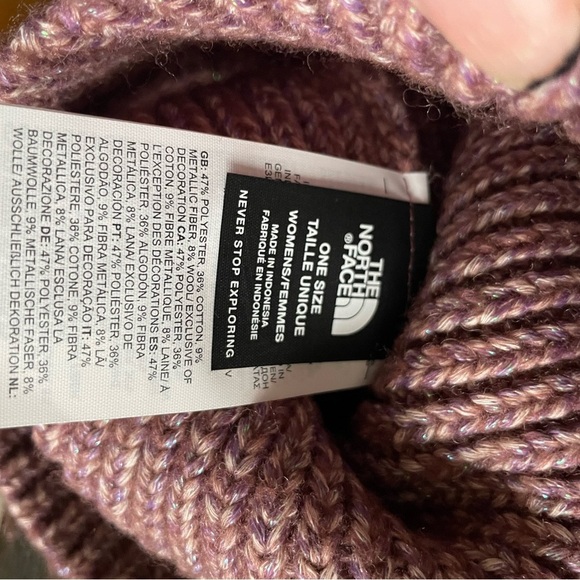 The‎ North Face Airspun Beanie Women's Hat Wild Ginger NWT - Picture 6 of 6